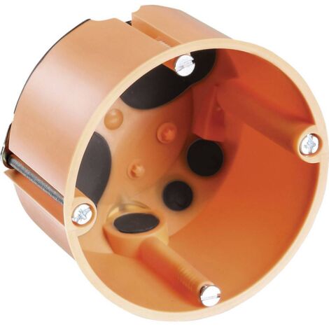 F-TRONIC Boîte murale creuse, Ø 68 mm, P 47 mm, étanche au vent, avec membrane de passage (1/2)