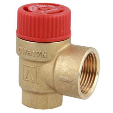 Soupape de sécurité MS 1/2 pouce x 3/4 pouce 1,5 bar pour CO (1/2)