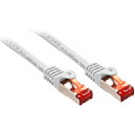 Câbles réseau et DAC LINDY Basic Cat.6 S/FTP Cable White 1.5m Patch Cable (1/2)