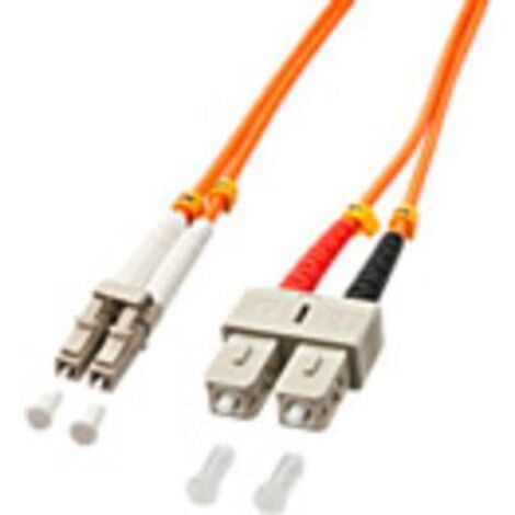 Câbles réseau et DAC LINDY Optic Cable LC/SC 10m 50/125 Multimode (1/2)