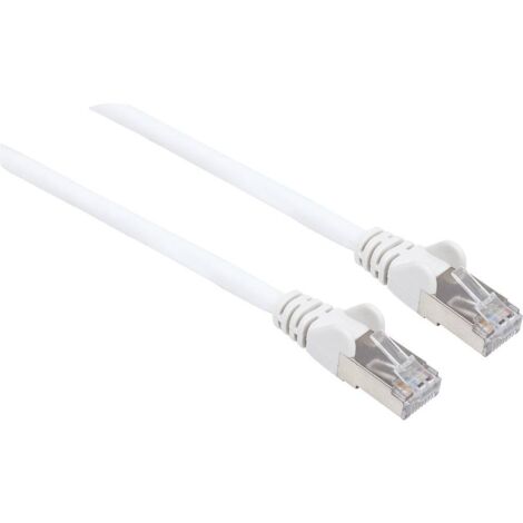 Intellinet 741392 RJ45 Câble réseau, câble patch CAT 6a (câble brut CAT 7) S/FTP 3.00 m blanc sans halogène 1 pc(s) R704111 (1/4)
