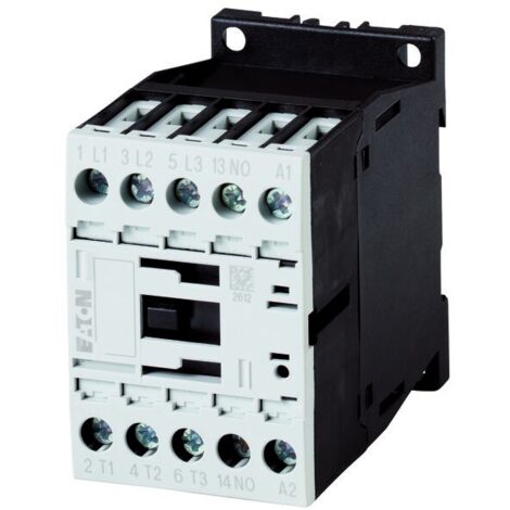 EATON 276826 CONTACTEUR DE PUISSANCE, 3 BROCHES + 1 NO, 5,5 KW/400 V/AC3 (1/4)
