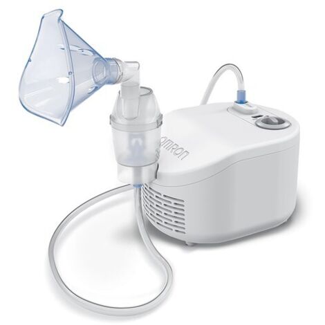 Nébuliseur pour voies respiratoires – Capacité 0,35 ml/min – Taille des particules 2,6 µm – Masques enfant et adulte inclus – Omron - NE-C101-E