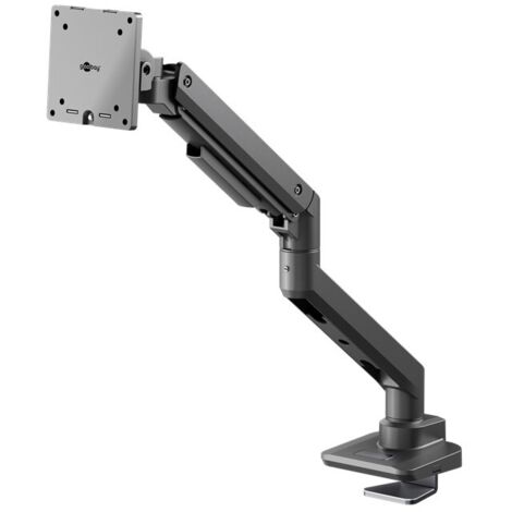 Support pour Écran Single Gaming avec Ressort à Gaz, noir, pour moniteurs XL de 17 à 49 pouces (43 - 124 cm), max. 20 kg, support Heavy Duty pour écrans lourds de jeux et écrans incurvés. (1/5)