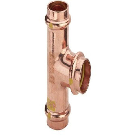 Viega Profipress G Pièce en T 346058 28 x 15 x 28 mm, cuivre, SC-Contur (1/5)