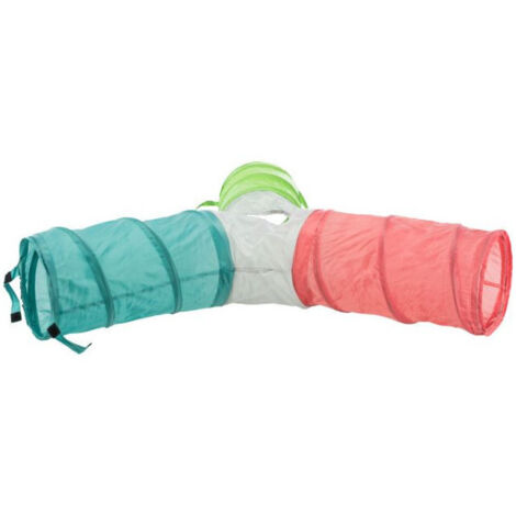 Tunnel de jeu 4 entré pour lapins 3 × ø 18 × 47 cm - Trixie