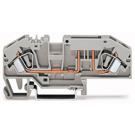 Wago 282-696 Bloc de jonction à fusible 2 voies 24-10AWG 6mm≤ 30A - Maintenu (1/5)