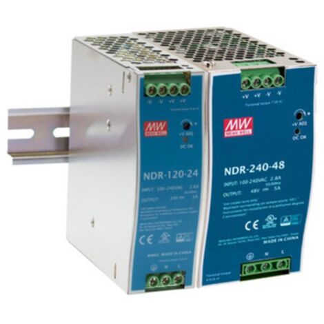 Mean Well NDR-75-48 Alimentation rail DIN 48 V/DC 1.6 A 75 W Nbr. de sorties:1 x Contenu 1 pc(s) A022331 (1/3)