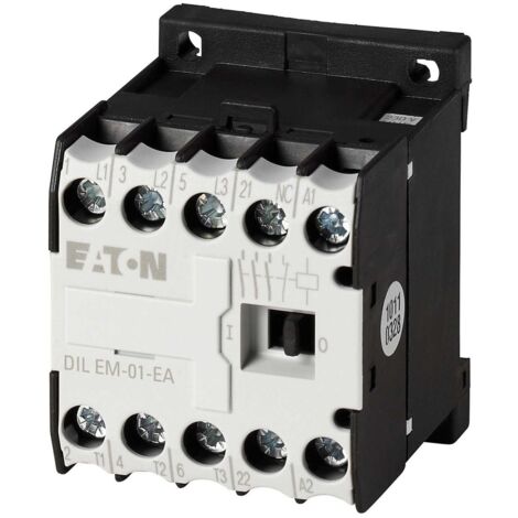 Contacteur miniature, 4 kW/400 V, commande 24 V CC DILEM-01-G-EA (24 V CC)