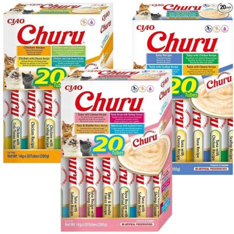 Nourriture humide pour chat INABA CHURU Délice MIX 60x14g