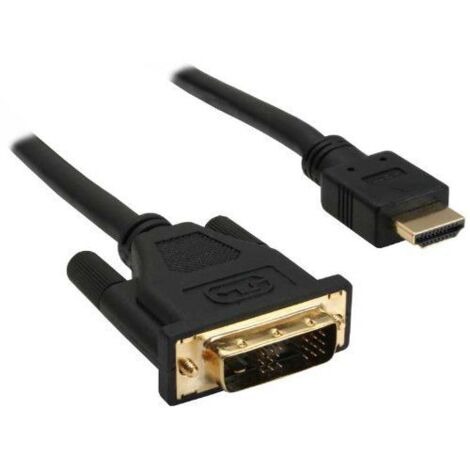 HDMI à DVI Adapter Kabel High Speed, noir (1/3)