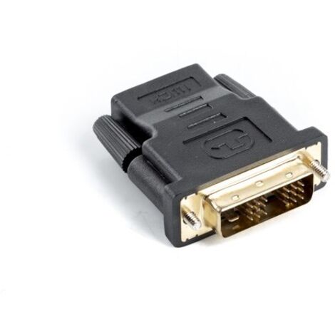 Lanberg AD-0013-BK câble changeur de genre HDMI DVI-D 18+1 Single Link Noir (1/2)