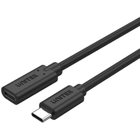 UNITEK C14086BK-1.5M câble USB USB 3.2 Gen 2 (3.1 Gen 2) USB C Noir (1/5)