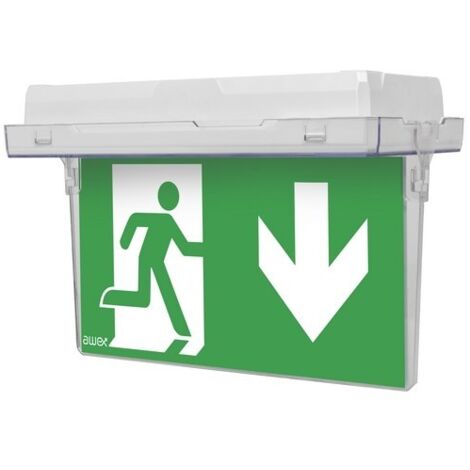 EXIT S plexiglas pour éclairage directionnel double face PU34 + PU47 (1/4)