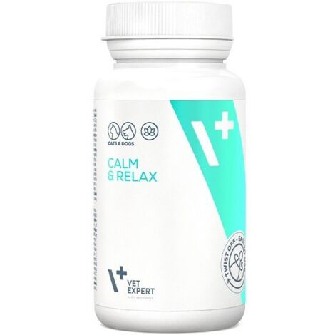VET EXPERT Calm&Relax - préparation contre les symptômes de stress pour chiens et chats - 30 caps.