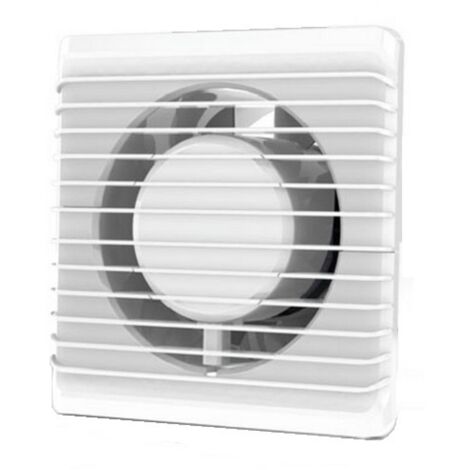 Aérateur extracteur d'air 100mm – Faible bruit 26 dB – Débit d'air 93 m³/h – Minuterie intégrée pour salle de bain – Airroxy (1/5)