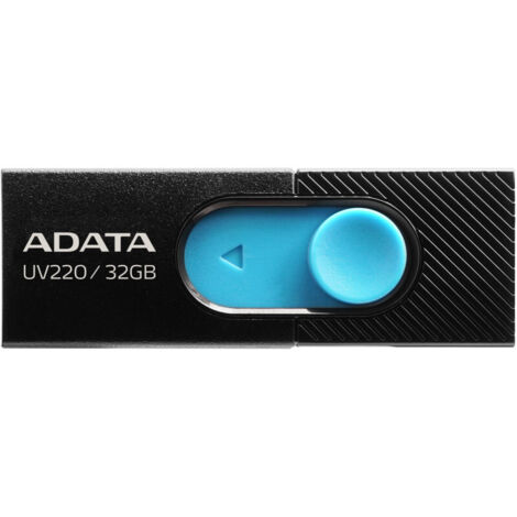 Clé USB 2.0 ADATA UV220 32 Go Noir-Bleu (1/2)