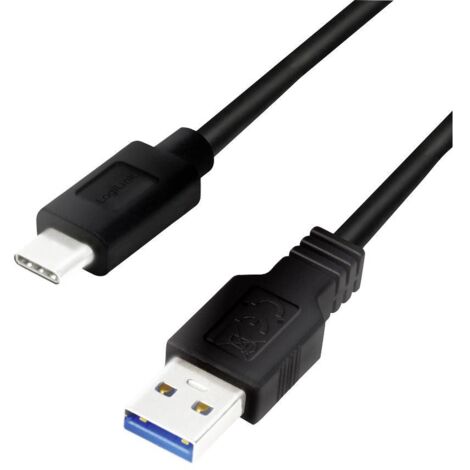 LogiLink Câble USB USB 3.2 Gen1 (USB 3.0) USB-A mâle, USB-C® mâle 3.00 m CU0171 Y250162 (1/4)