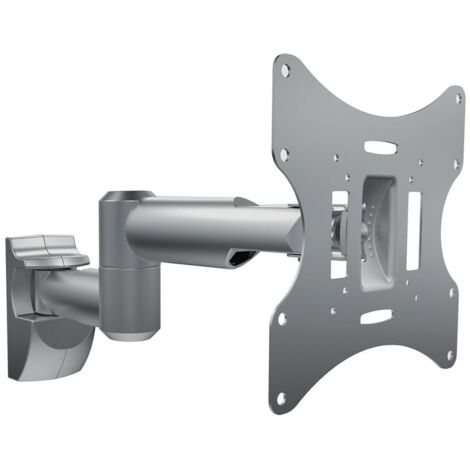 Support mural TV LCD LED Plasma 23-42'' jusqu'à 30kg max vesa 200x200 Argent (1/5)