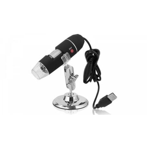 Microscope numérique USB 50x - 500x éclairé pour photos et vidéos sur ordinateur (1/5)