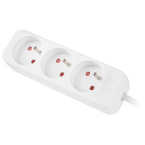 LANBERG PS0-03E-0150-W MULTIPRISE 1,5 M 3 SORTIE(S) CA INTÉRIEUR BLANC (1/4)