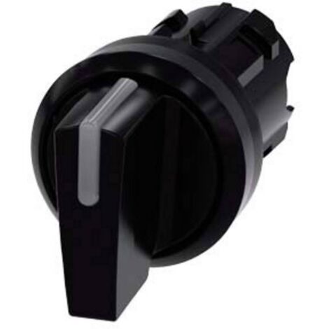 Commutateur à manette Siemens 3SU1002-2BL10-0AA0 levier noir 2 x 45 ° 1 pc(s) (1/4)