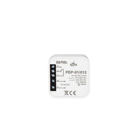 Relais électromagnétique 12V CA/CC – Capacité 10A – Contacts NO/NF – Isolation galvanique pour circuits électriques - PEP-01