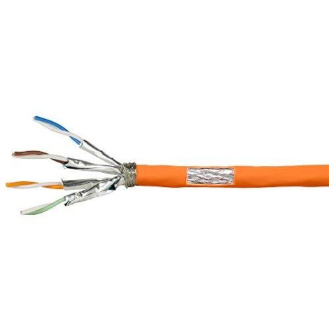 LogiLink PrimeLine Patchkabel CAT7 S/FTP PiMF LSZH 100m Verlegekabel Orange (1/4)