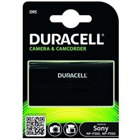 Duracell DR5 - Batterie - Li-Ion - 2200 mAh - noir - pour Fujifilm DS-220 Sony DCM-M1, DKC-FP3, DSR-PD100, PD150, PD170 Mavica-MVC-FD5, FD92, FD97 (1/4)