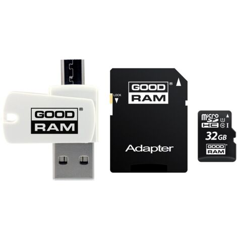 Carte mémoire Goodram M1A4-0320R12 32 Go MicroSDHC Classe 10 UHS-I (1/2)