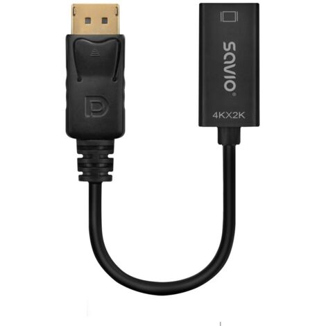 Adaptateur de câble vidéo Savio AK-62 0,2 m DisplayPort HDMI (1/5)