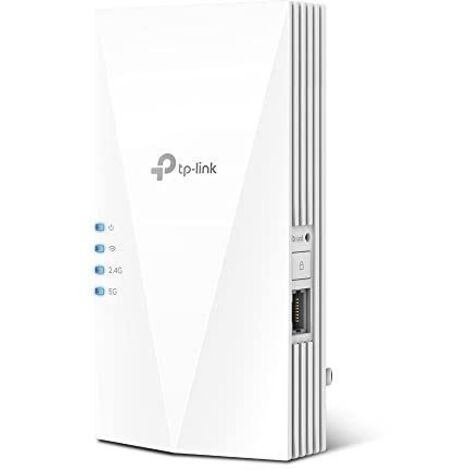 Tp-Link – Répéteur WiFi 6 Mesh AX3000 – Couverture jusqu'à 150m – Vitesses jusqu'à 3 Gbps – Port Ethernet Gigabit pour connexion câblée