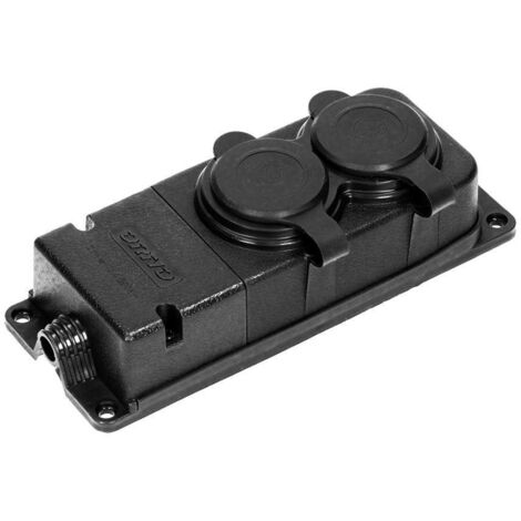 Prise en caoutchouc 2x2P+Z, 16A, 230V OR-AE-13165(GS) schuko (1/5)