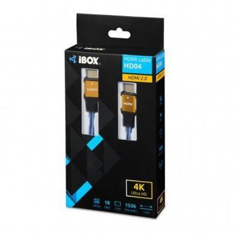Câble HDMI 2.0 4K/UltraHD iBOX HD04 de 1,5 m (1/5)