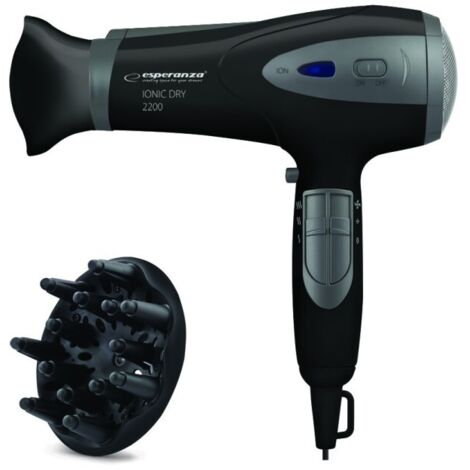 Esperanza EBH005K Sèche-cheveux Noir 2200 W