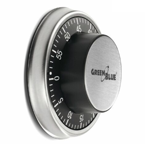 Minuterie de cuisine mécanique Greenblue 51348 Argent (1/5)
