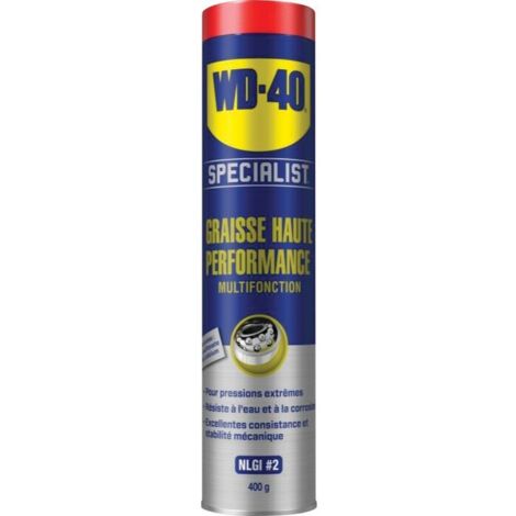 Wd40 Company – Graisse multifonction haute performance 400gr – Pour métal, plastique et caoutchouc – Résistance à l'eau et aux températures extrêmes