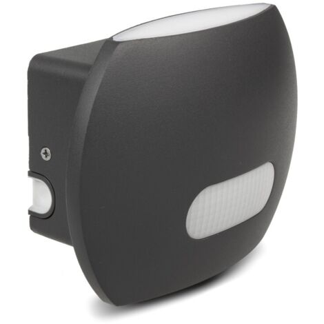 MACLEAN MCE366 APPLIQUE MURALE LED AVEC DÉTECTEUR DE MOUVEMENT PIR 20 W 1200 LM CAPTEUR CRÉPUSCULAIRE APPLIQUE MURALE EXTÉRIEURE (1/5)