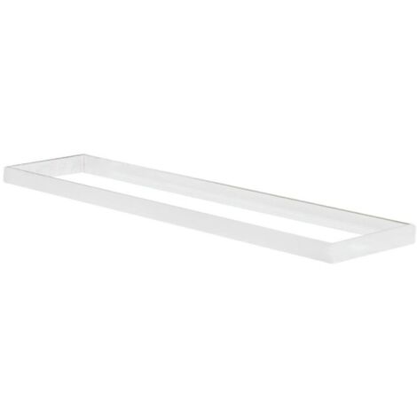 Cadre de fixation saillie pour panneau LED BLINGO - type de cadre saillie pour dalle led - cadre saillie blanc pour dalle led 120x30cm (1/3)