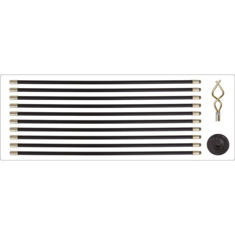TIGES POUR DÉBLOCAGE DES EAUX USÉES 10X92CM YT-24980 YATO (1/5)