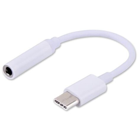 SAVIO Adaptateur audio USB Type 3.1 C (M) – Jack 3,5 mm (F) Blanc AK-35 (1/2)