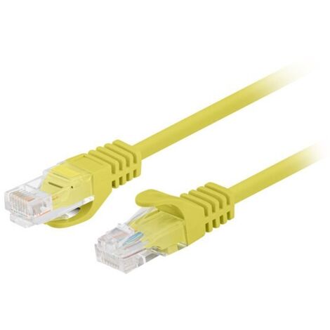 Câble réseau Lanberg PCU6-20CC-0300-Y Jaune 3 m Cat6 U/UTP (UTP) 10-PACK (1/2)