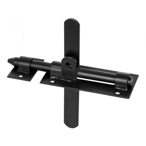Loquet de verrouillage double face 150 mm – Pour bois dur – Épaisseur 2,0 mm – Couleur noire – Sécurité optimale à double ouverture - FACE 150 X