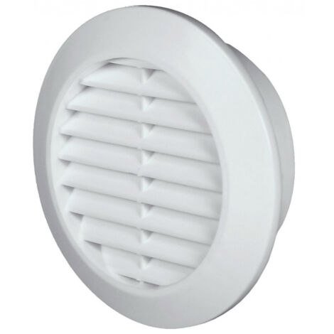Grille de ventilation ronde 60mm – Trou blanc pour boiserie – Aération VMC – Installation facile dans meubles – Awenta (1/3)