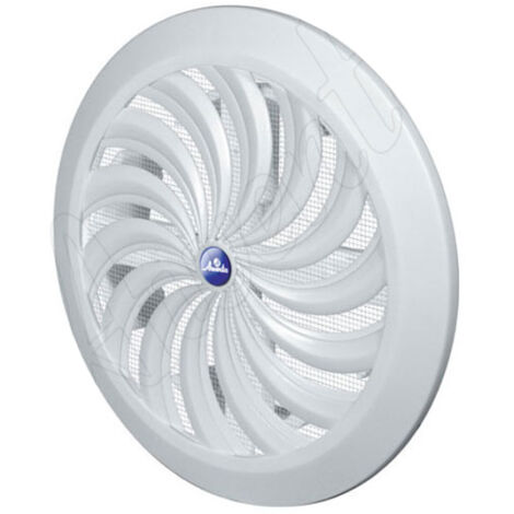 Grille d'aération murale 100-150mm – Obturateur anti-insectes – Installation rapide – Plastique durable – Compatible systèmes ventilation – Awenta (1/6)
