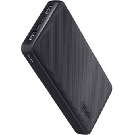 Batterie externe 20000mAh – Lithium-Ion 3,7V – 2 ports USB A et 1 USB C – Puissance de sortie 15W – Charge rapide pour appareils mobiles – Trust