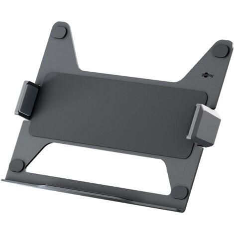 Plateau Deluxe pour Ordinateur Portable pour Support d'Écran, noir, pour ordinateurs portables de 11,6 à 17,3 pouces (29 - 44 cm), max. 9 kg, pour le montage sur un support d'écran. (1/5)