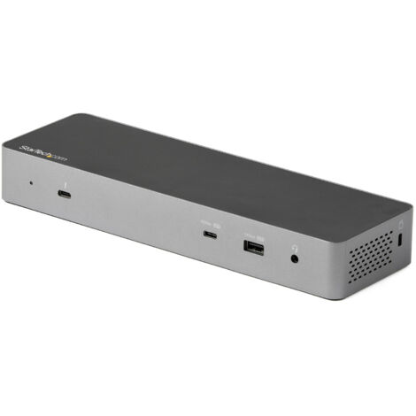 StarTech.com Dock Thunderbolt 3 Compatible Hôte USB-C - Écrans Double 4K 60Hz DisplayPort 1.4 ou Double HDMI - Simple 8K - Station d'Acceuil TB3/USB-C - 96W PD, 5xUSB - 10Gbps