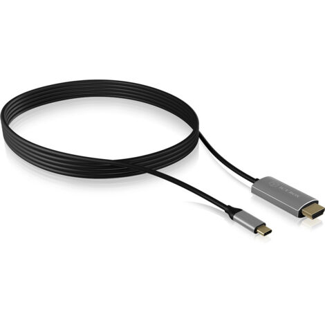 ICY BOX IB-CB020-C - Adaptateur USB 3.1 Type C vers HDMI (1/4)
