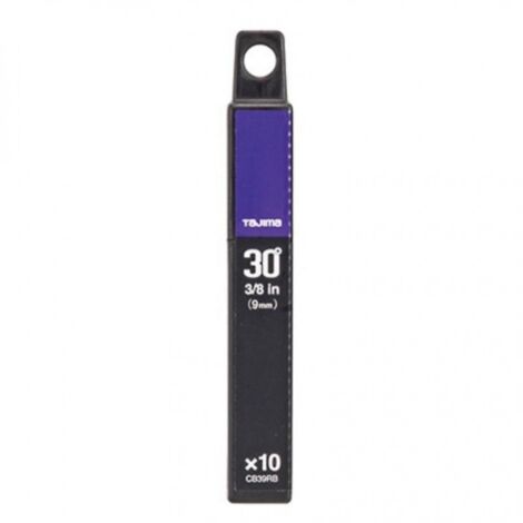 Tajima – Lot de 10 lames pour cutter 80mm – Acier trempé pour coupe précise – Compatible papier, film et carton - CB39RB (1/4)